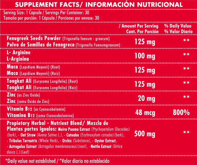 VIGUP – Potenciador Masculino Black