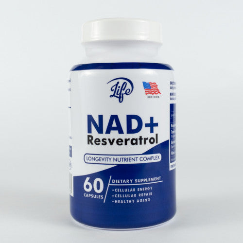 NAD+ Resveratrol 2 en 1 - Tu dosis de juventud y vitalidad